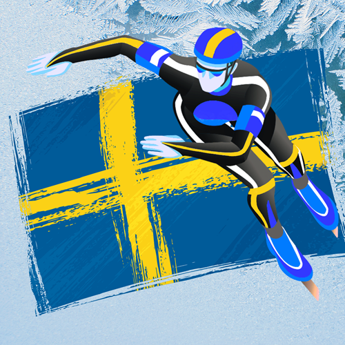 Dubbla OS-guld till Sverige på miljövänlig CO2-isbana